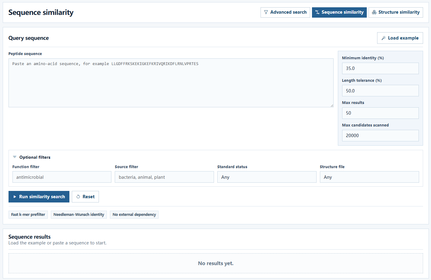 Sequence Similarity Search