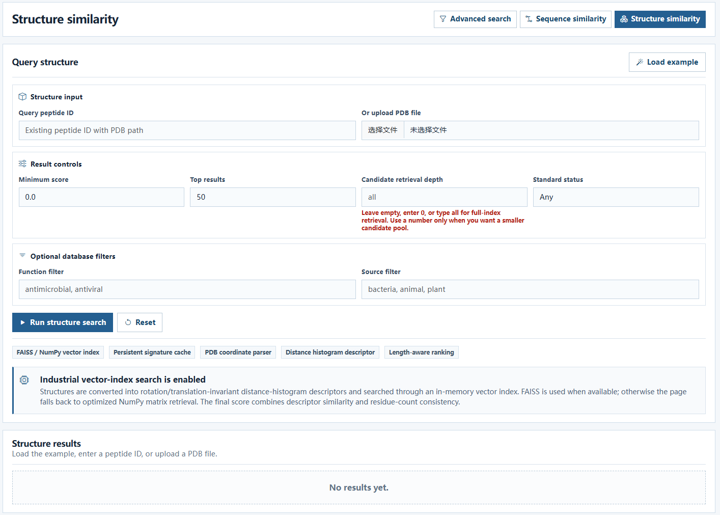 Structure Similarity Search